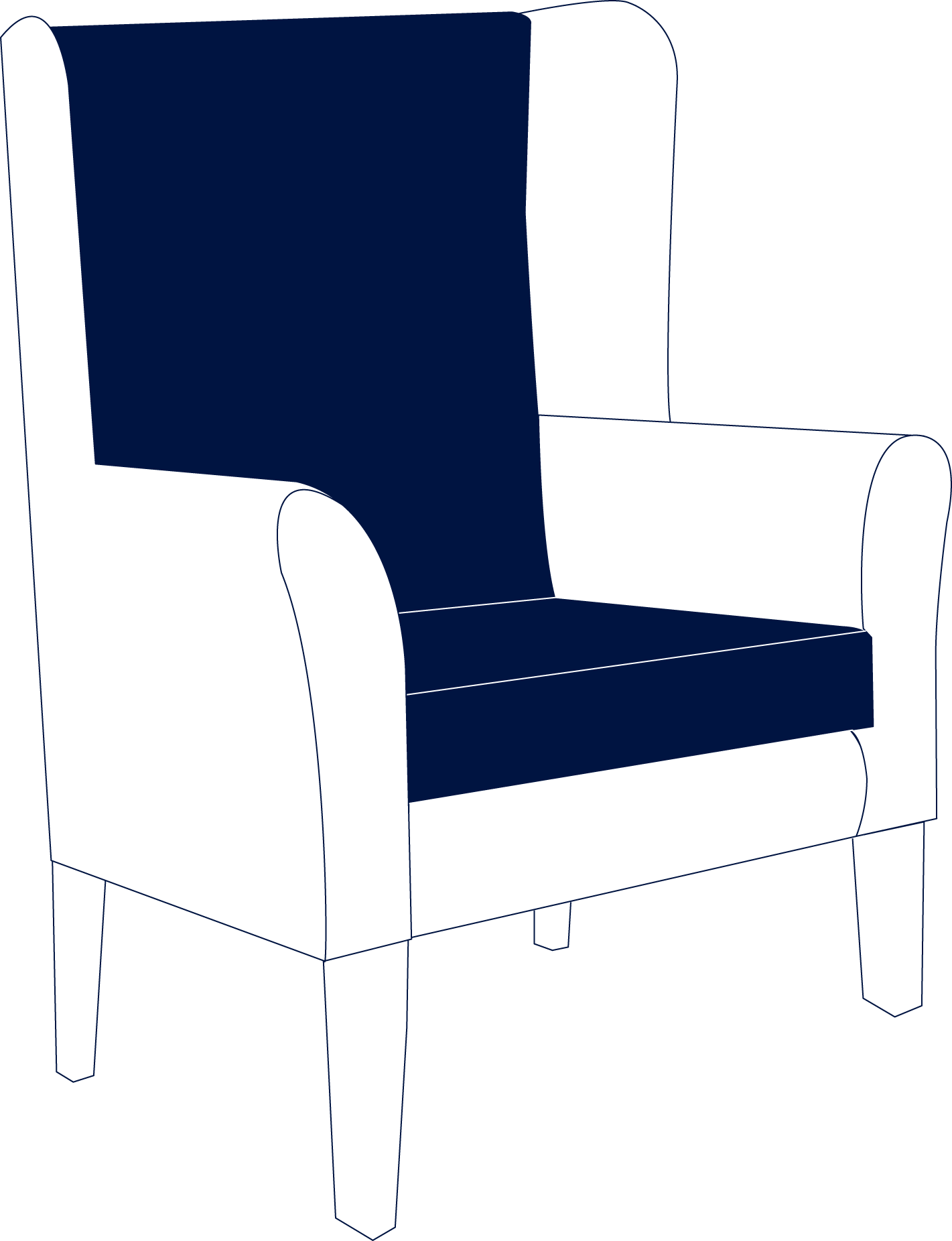Option 2: Inside Back (Fixed) & Seat Cushion