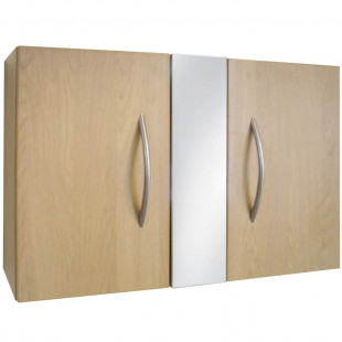 Wall Mounted Bathroom Cabinet With Mirror, Double
