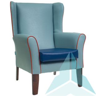 Rochester High Back Armchair With Wings