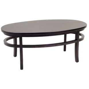 Elegant Oval Low Leg Coffee Table