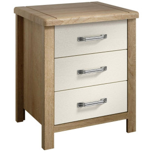 Harlow 3 Drawer Bedside Cabinet