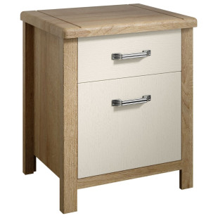 Harlow Door & Drawer Bedside Cabinet