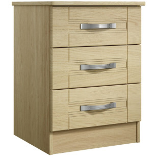 Iona 3 Drawer Bedside Cabinet