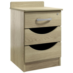 Stirling 3 Drawer Bedside Cabinet