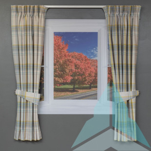 Pencil Pleat Curtains (Pulled & Hooked)