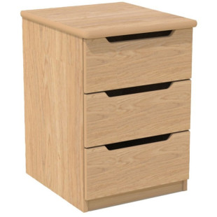 Tenby 3 Drawer Bedside Cabinet