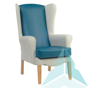 Ashford Armchair in Zest Platinum and Zest Emerald