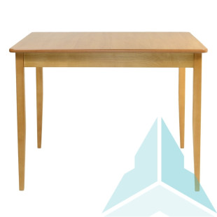 1050mm HPL Square Dining Table in Oak
