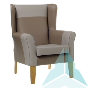 Wynslow Armchair in Zest Mink and Zest Cobble