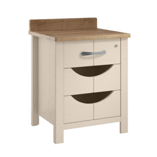 Linford 3 Drawer Bedside Cabinet