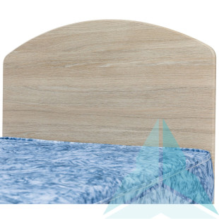 3ft Wooden Headboard, Grey Oak