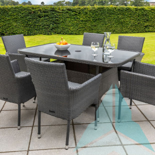 Savona Stacking Rattan 6 Seater Set