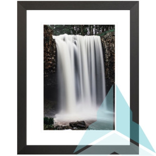 Waterfall Artwork, 50x40cm Black Frame