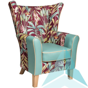 Turnberry High Back Armchair With Wings
