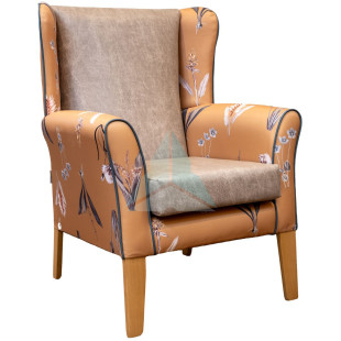 Rochester High Back Armchair With Wings