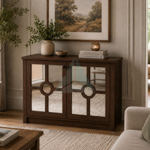 Tilston 2 Door Mirrored Sideboard