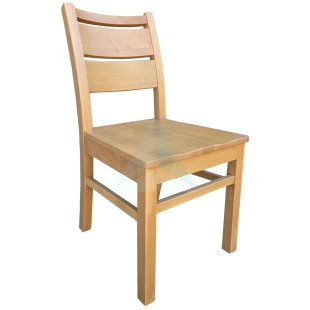 Challenging Behaviour Dining Side Chair With Wooden Seat